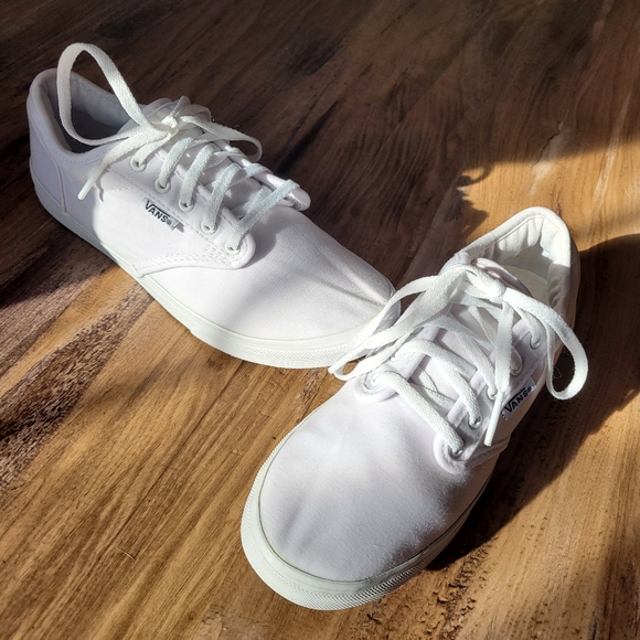 Vans Womens Atwood White Casual Low Top Lace Up shoes - Picture 2 of 9